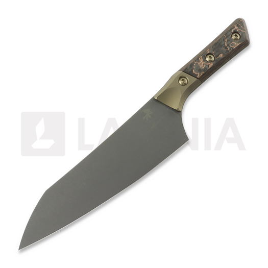 Microtech Chef's Knife 8" DLC Signature Series Livewire Carbon kokkiveitsi 3000B-1DLCLWCFS