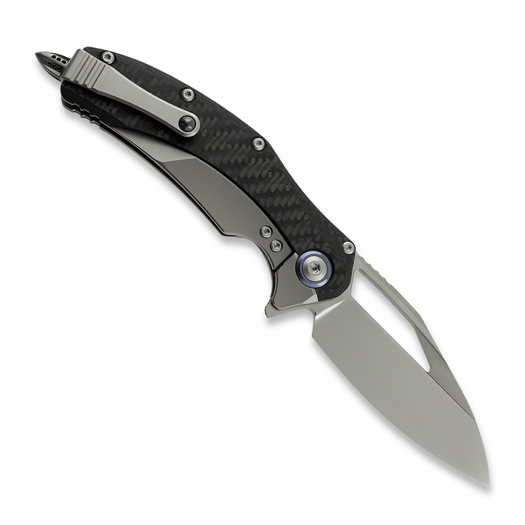 Microtech Matrix CF Scales sulankstomas peilis, satin 165C-4CFTI