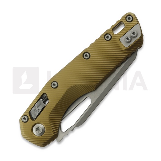 Microtech MSI Apocalyptic Finish sulankstomas peilis, Standard, Fluted Aluminum, tan 210-10APFLTA