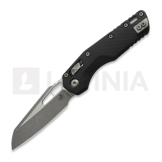 Briceag Microtech MSI Apocalyptic Finish, Standard, Fluted G-10 black 210-10APFLGTBK