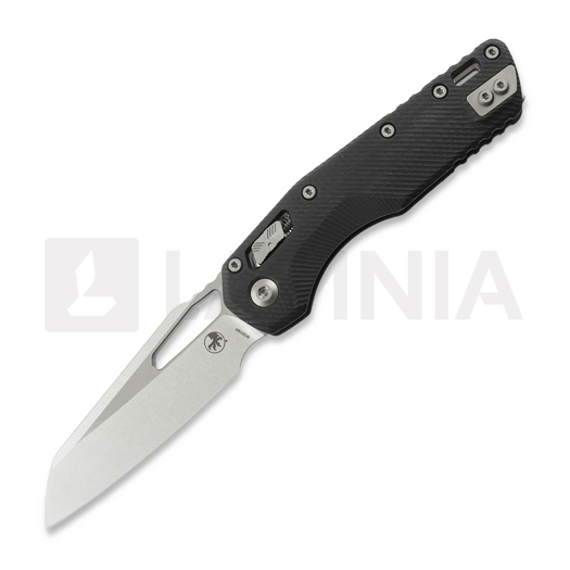 Microtech MSI Apocalyptic Finish fällkniv, Standard, Fluted G-10 black 210-10FLGTBK