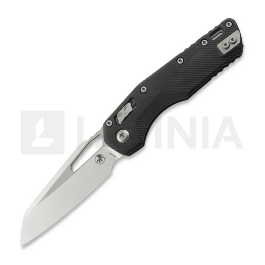 Microtech MSI Apocalyptic Finish fällkniv, Standard, Fluted G-10 black 210-10FLGTBK