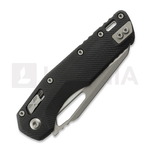 Microtech MSI Apocalyptic Finish sulankstomas peilis, Standard, Fluted G-10 black 210-10FLGTBK
