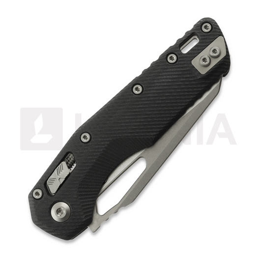 Microtech MSI Stonewashed kääntöveitsi, Standard, Fluted G-10 black 210-10FLGTBK