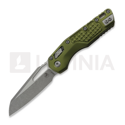 Microtech MSI Apocalyptic Finish, Standard, Fragged Aluminum, od green 210-10APFROD