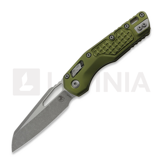 Microtech MSI Apocalyptic Finish, Standard, Fragged Aluminum, od green 210-10APFROD