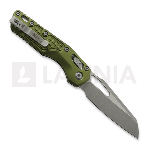 Microtech MSI Apocalyptic Finish, Standard, Fragged Aluminum, od green 210-10APFROD