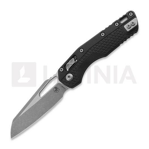 Microtech MSI Apocalyptic Finish folding knife, Standard, Tri-Grip handle, black 210T-10APPMBK