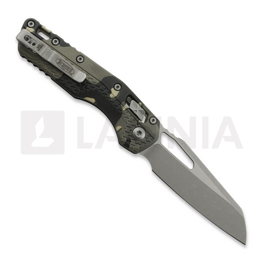 Zavírací nůž Microtech MSI Apocalyptic Finish, Standard, Tri-Grip handle, tactical camo 210T-10APPMTC