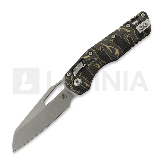Navaja Microtech MSI Apocalyptic Finish, Standard, Tri-Grip handle, tiger stripe camo 210T-10APPMTSC
