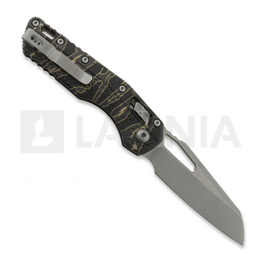 Microtech MSI Apocalyptic Finish sulankstomas peilis, Standard, Tri-Grip handle, tiger stripe camo 210T-10APPMTSC