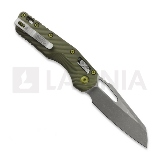 Microtech MSI Apocalyptic kääntöveitsi, Fluted Distressed Grenade Green 210-10FLDGG-U25