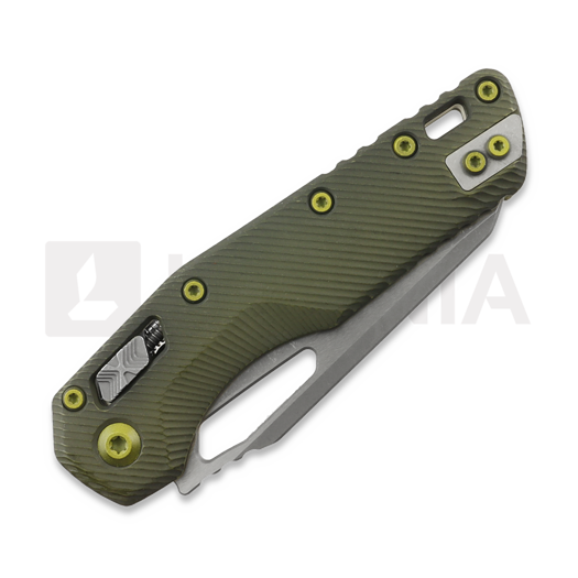 Microtech MSI Apocalyptic kääntöveitsi, Fluted Distressed Grenade Green 210-10FLDGG-U25