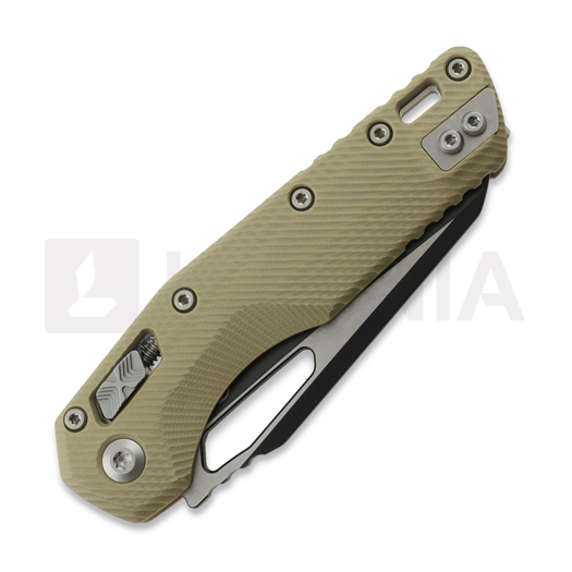 Microtech MSI Black foldekniv, Standard, Fluted G-10 tan 210-1FLGTTA