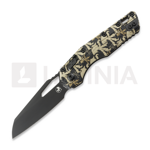 Skladací nôž Microtech MSI Black, Tri-Grip handle, claw burst camo 210T-1PMCWC-Z4