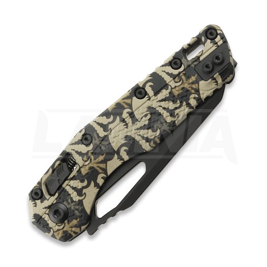 Microtech MSI Black sulankstomas peilis, Tri-Grip handle, claw burst camo 210T-1PMCWC-Z4