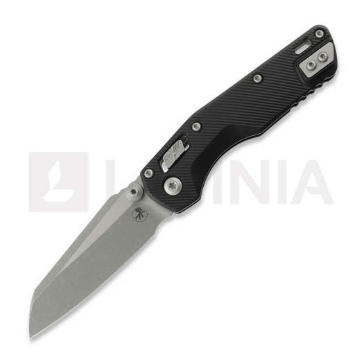 Microtech MSI Mini Ram-Lok Apocalyptic Standard Fluted Aluminum Black foldekniv 210M-10APFL