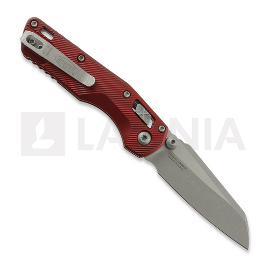 Navaja Microtech MSI Mini Ram-Lok Apocalyptic Standard Fluted Aluminum Merlot 210M-10APFLMR