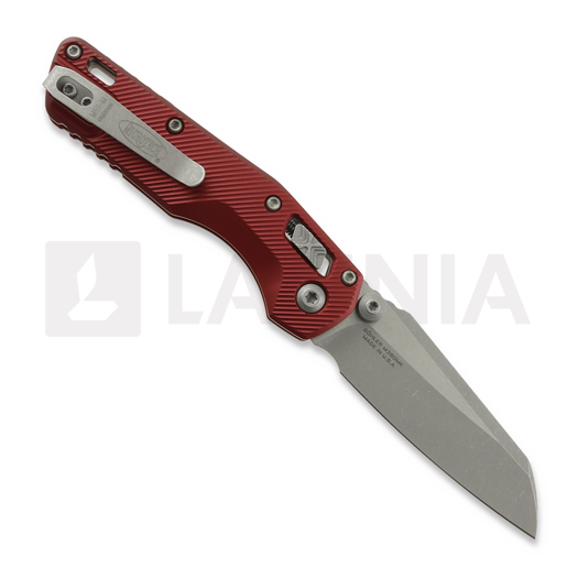 Navaja Microtech MSI Mini Ram-Lok Apocalyptic Standard Fluted Aluminum Merlot 210M-10APFLMR