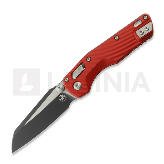 Navaja Microtech MSI Mini Ram-Lok Black Standard Fluted Aluminum Red 210M-1FLRD
