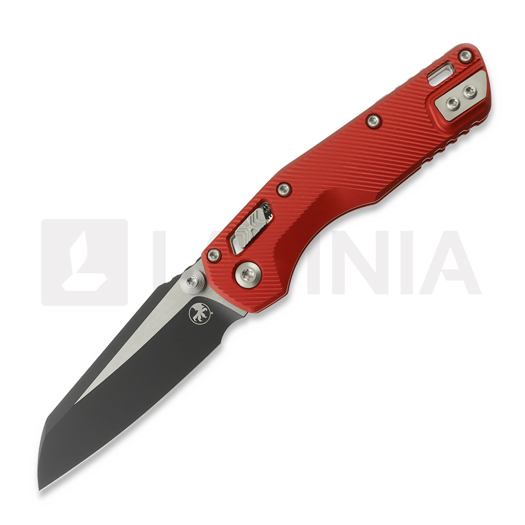 Складной нож Microtech MSI Mini Ram-Lok Black Standard Fluted Aluminum Red 210M-1FLRD