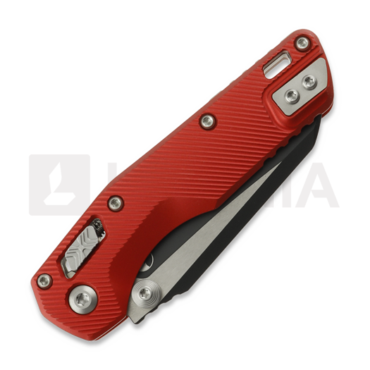 Navaja Microtech MSI Mini Ram-Lok Black Standard Fluted Aluminum Red 210M-1FLRD