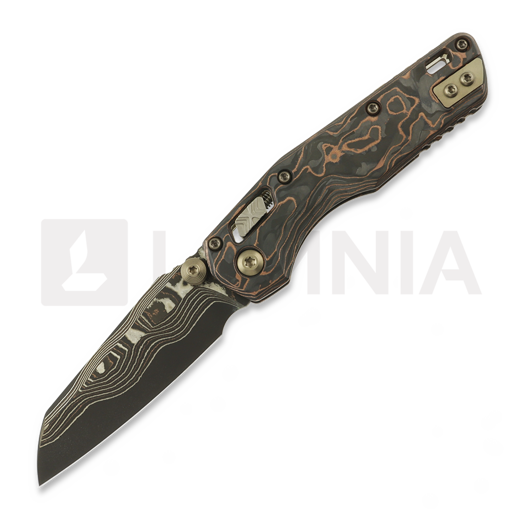 Saliekams nazis Microtech MSI Mini Ram-Lok Marfione Select Damascus 210M-16MS1