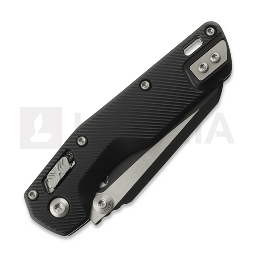 Navaja Microtech MSI Mini Ram-Lok S/E Black Tactical Fluted Aluminum, full serrated 210M-3FL