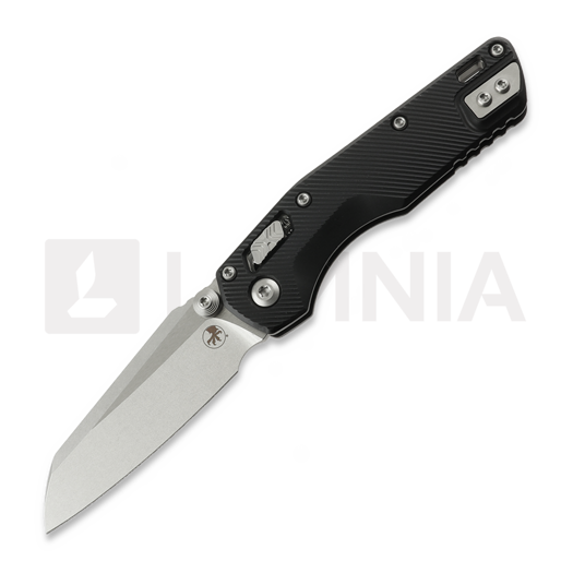 Navalha Microtech MSI Mini Ram-Lok Stonewash Standard Fluted Aluminum Black 210M-10FL