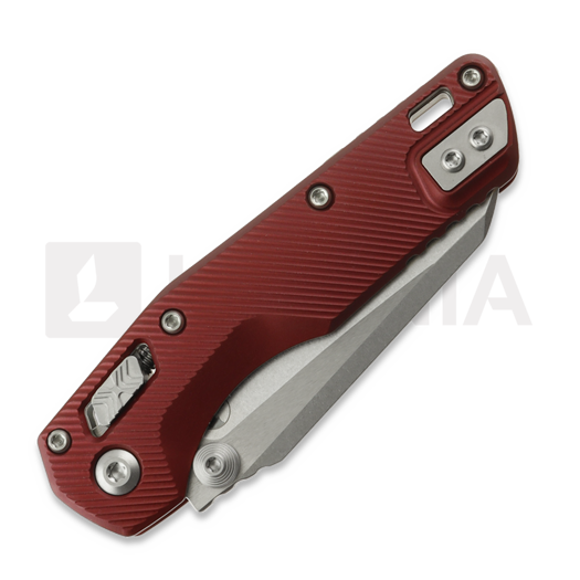 Navaja Microtech MSI Mini Ram-Lok Stonewash Standard Fluted Aluminum Merlot 210M-10FLMR