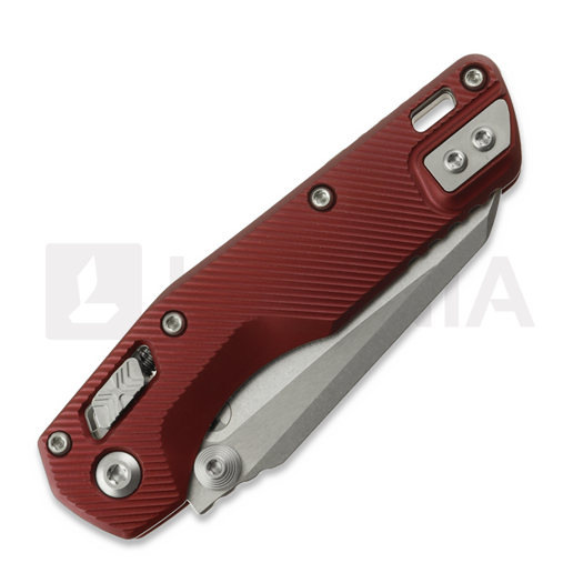 Navaja Microtech MSI Mini Ram-Lok Stonewash Standard Fluted Aluminum Merlot 210M-10FLMR