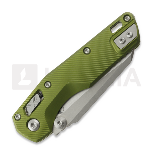 Navaja Microtech MSI Mini Ram-Lok Stonewash Standard Fluted Aluminum OD Green 210M-10FLOD