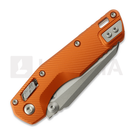 Navaja Microtech MSI Mini Ram-Lok Stonewash Standard Fluted Aluminum Orange 210M-10FLOR