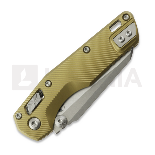 Navaja Microtech MSI Mini Ram-Lok Stonewash Standard Fluted Aluminum Tan 210M-10FLTA