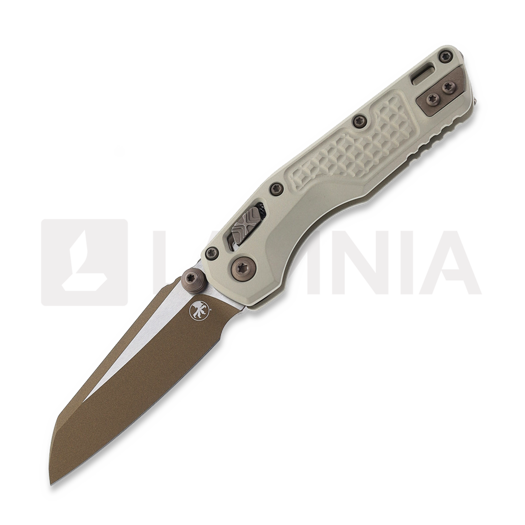 Microtech MSI Mini S/E Frag Champagne Gold Standard összecsukható kés 210M-1FRCG-C19Z23