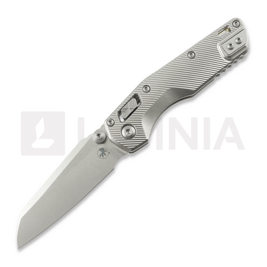 Couteau pliant Microtech MSI Mini S/E Stonewash Standard Fluted Titanium, bronze accents 210M-10FLMS2