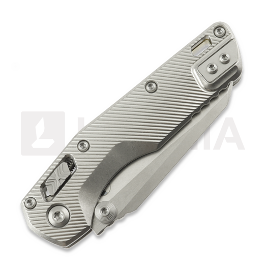 Couteau pliant Microtech MSI Mini S/E Stonewash Standard Fluted Titanium, bronze accents 210M-10FLMS2
