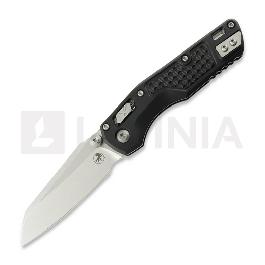 Microtech MSI Mini S/E Stonewash Standard Frag 折り畳みナイフ, black 210M-10FR