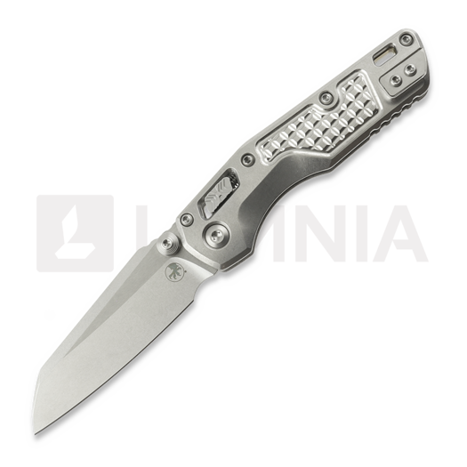 Microtech MSI Mini S/E Stonewash Standard Frag Titanium foldekniv, bronze accents 210M-10FRMS2