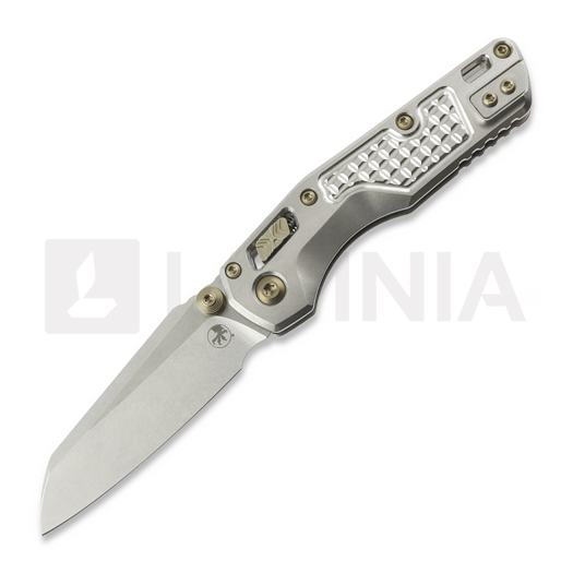 Couteau pliant Microtech MSI Mini S/E Stonewash Standard Frag Titanium, flamed accents 210M-10FRMS5