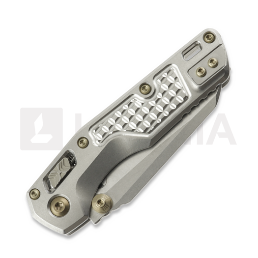 Couteau pliant Microtech MSI Mini S/E Stonewash Standard Frag Titanium, flamed accents 210M-10FRMS5