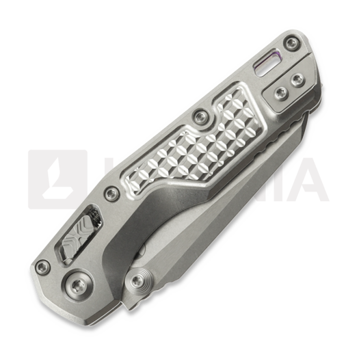 Microtech MSI Mini S/E Stonewash Standard Frag Titanium foldekniv, purple accents 210M-10FRMS4
