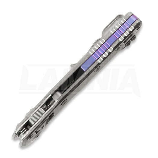 Microtech MSI Ram-Lok k&auml;&auml;nt&ouml;veitsi, Flat Titanium, stonewashed 210-10MS3