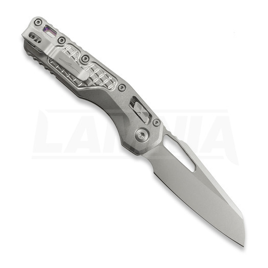Coltello pieghevole Microtech MSI Ram-Lok, Frag Titanium, stonewashed 210-10FRMS3
