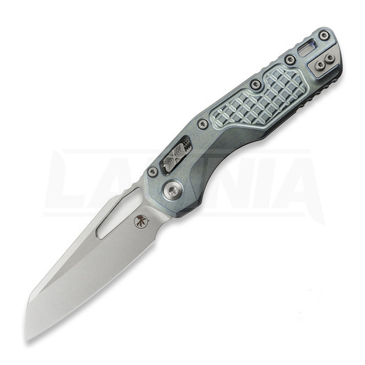 Microtech MSI Ram-Lok összecsukható kés, Ice Blue Ano Frag, Stonewash 210-10FRMS6