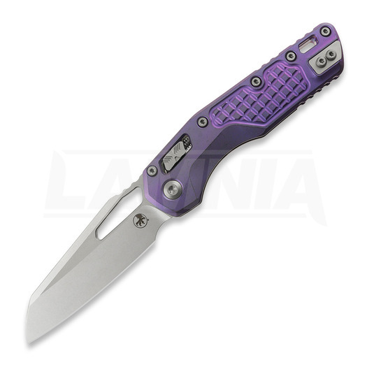 มีดพับ Microtech MSI Ram-Lok, Purple Haze Ano Frag, Stonewash 210-10FRMS5