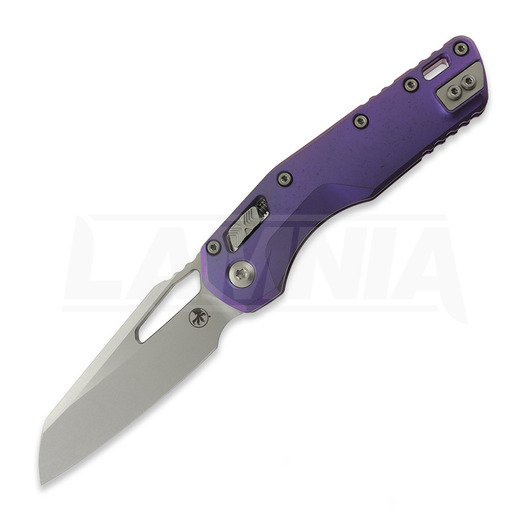 Microtech MSI Ram-Lok סכין מתקפלת, Purple Haze Ano Slab Side, Stonewash 210-10MS5