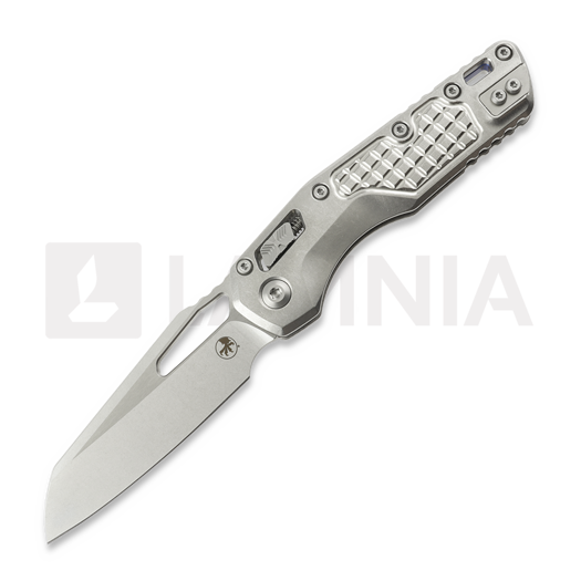 Liigendnuga Microtech MSI Ram-Lok Stonewashed, Frag Titanium, blue accents 210-10FRMS2