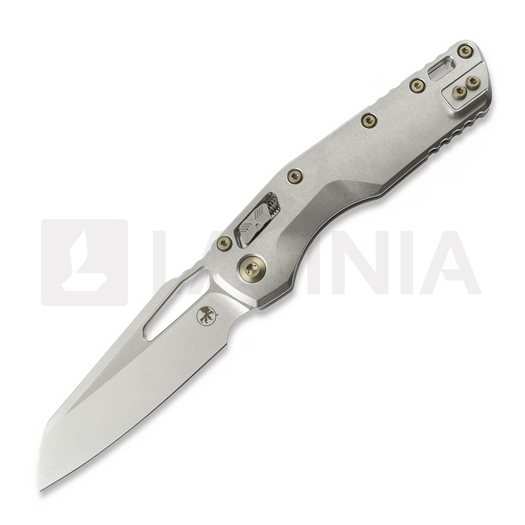 Microtech MSI Ram-Lok Stonewashed összecsukható kés, Slab Titanium, flamed accents 210-10MS4