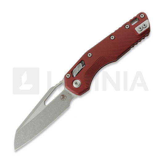 Microtech MSI S/E 折叠刀, Merlot Fluted Aluminum, Apocalyptic 210-10APFLMR